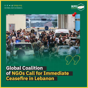 Global Coalition of NGOs Call for Immediate Ceasefire in Lebanon