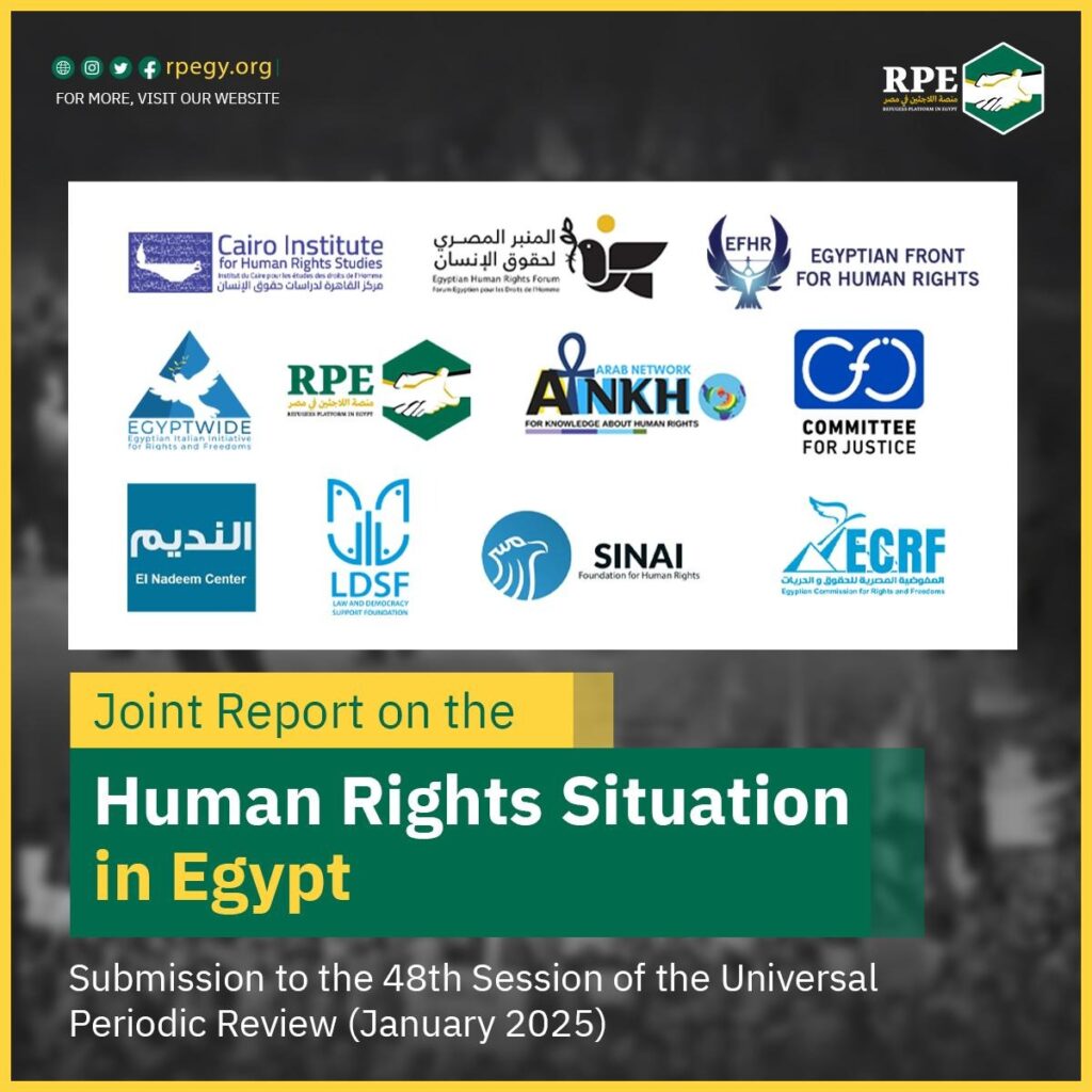 Joint Report on the Human Rights Situation in Egypt Submission to the 48th Session of the Universal Periodic Review (January 2025)