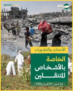 الأحداث والتطورات الخاصة بالأشخاص المتنقلين (16 فبراير – 22 فبراير 2025)