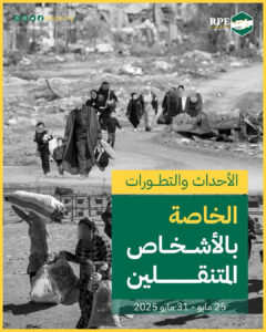 الأحداث والتطورات الخاصة بالأشخاص المتنقلين (25 مايو –31 مايو 2025)